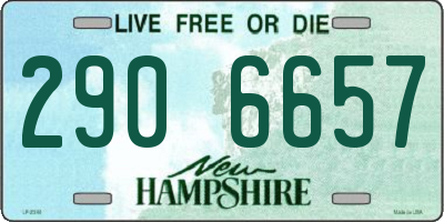 NH license plate 2906657