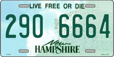 NH license plate 2906664