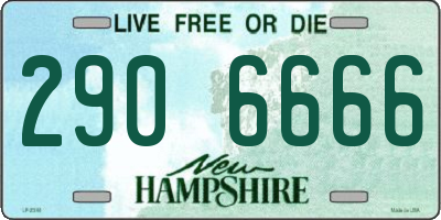 NH license plate 2906666