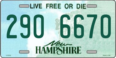 NH license plate 2906670