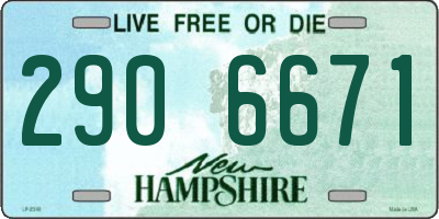 NH license plate 2906671
