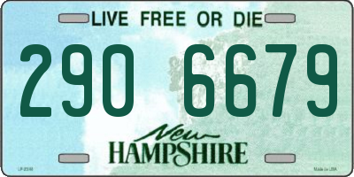 NH license plate 2906679