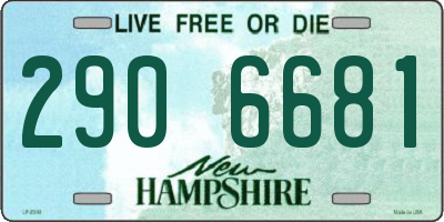 NH license plate 2906681