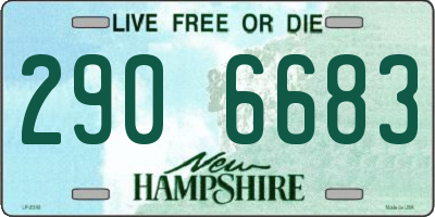 NH license plate 2906683