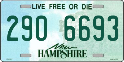 NH license plate 2906693