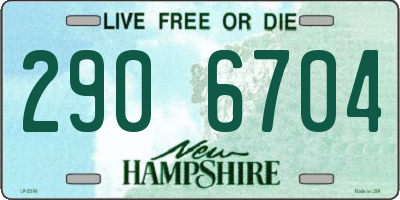 NH license plate 2906704