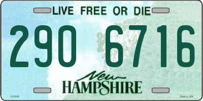 NH license plate 2906716