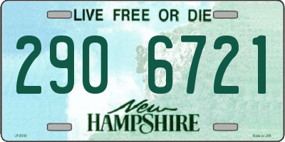 NH license plate 2906721