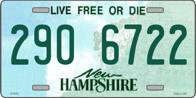 NH license plate 2906722