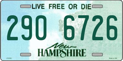 NH license plate 2906726