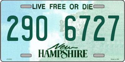 NH license plate 2906727