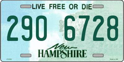NH license plate 2906728
