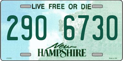 NH license plate 2906730