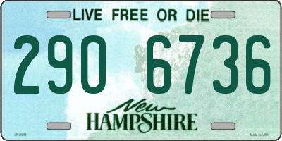 NH license plate 2906736