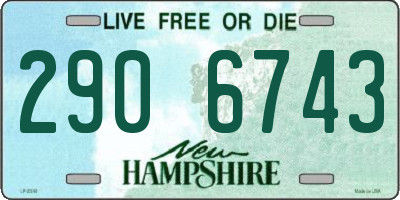 NH license plate 2906743