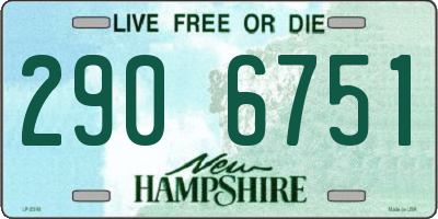 NH license plate 2906751