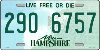 NH license plate 2906757