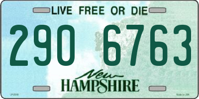 NH license plate 2906763