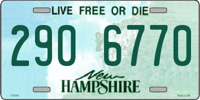 NH license plate 2906770