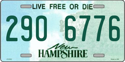NH license plate 2906776