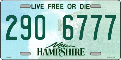 NH license plate 2906777