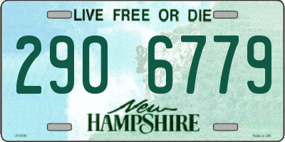 NH license plate 2906779