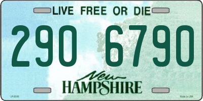 NH license plate 2906790