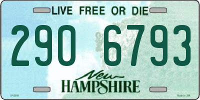NH license plate 2906793