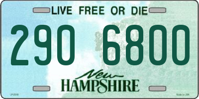 NH license plate 2906800