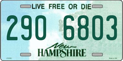 NH license plate 2906803