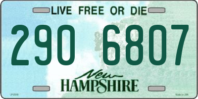 NH license plate 2906807