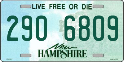 NH license plate 2906809