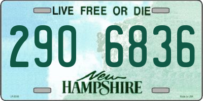 NH license plate 2906836