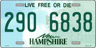 NH license plate 2906838