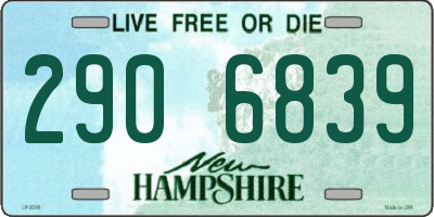 NH license plate 2906839