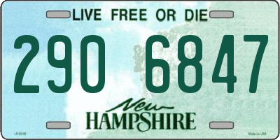 NH license plate 2906847