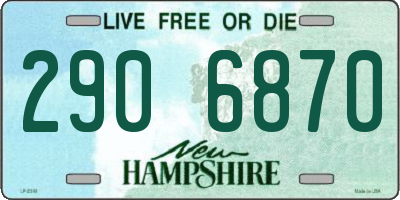 NH license plate 2906870