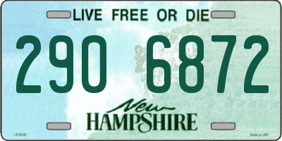 NH license plate 2906872