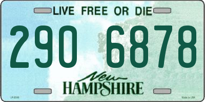 NH license plate 2906878