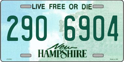 NH license plate 2906904