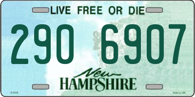 NH license plate 2906907