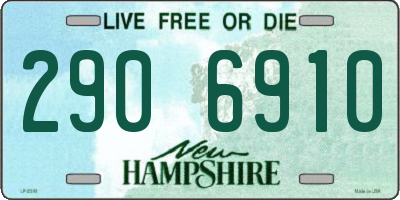 NH license plate 2906910