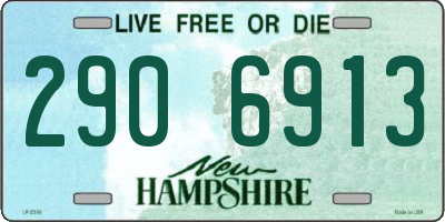 NH license plate 2906913