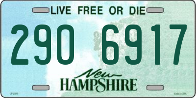 NH license plate 2906917