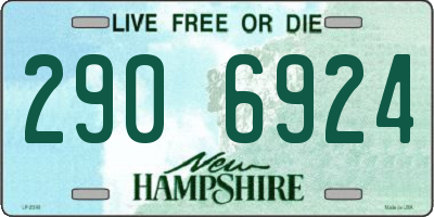 NH license plate 2906924