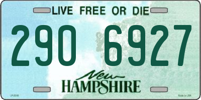 NH license plate 2906927