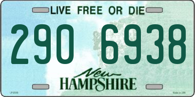 NH license plate 2906938