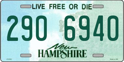 NH license plate 2906940