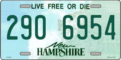 NH license plate 2906954