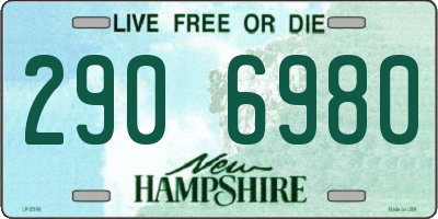NH license plate 2906980
